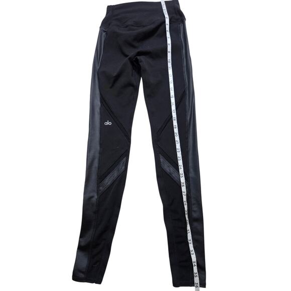 Alo Yoga womens Epic mesh high waist black leggings size XS - Picture 6 of 10